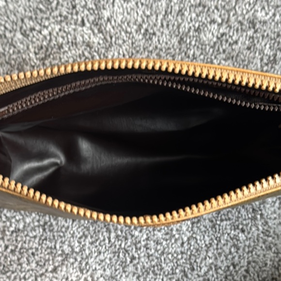 Celine Brown and Tan Toiletry Bag with Monogram Pattern - Picture 7 of 9